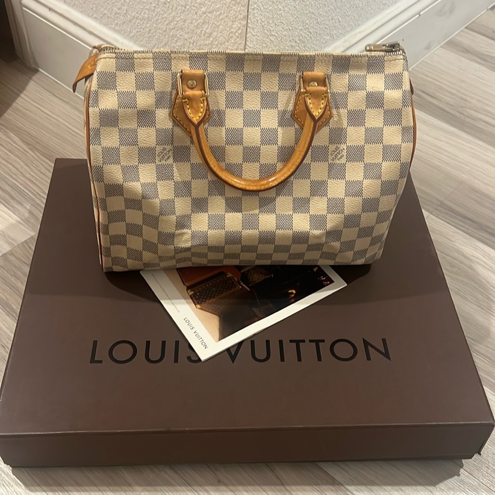 Louis Vuitton damier azur speedy 30